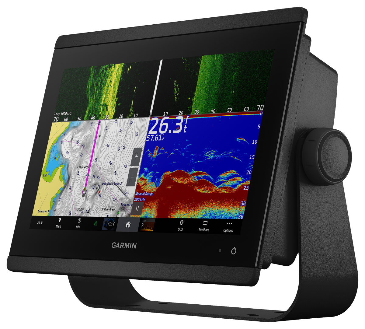 Garmin GPSMAP 8612 12'' Chartplotter with Garmin Navionics+ Mapping