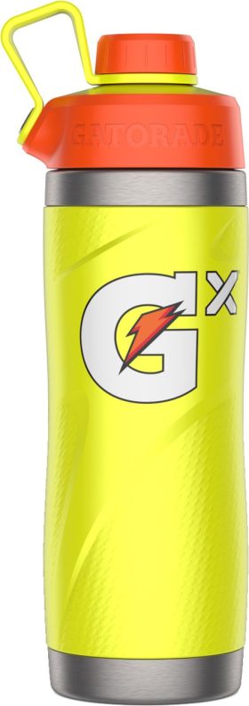 Gatorade Gx 30 oz. Stainless Steel Bottle, Neon Yellow