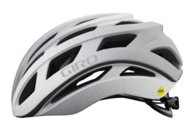 Giro Helios Spherical Road Helmet - Matte White / Silver Fade - Small