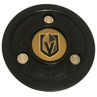 Green Biscuit Vegas Golden Knights Training Puck in Black