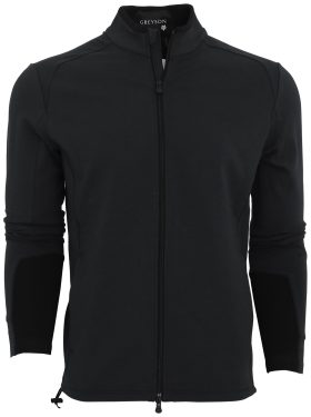 Greyson Sequoia Full Zip Men's Golf Jacket - Black, Size: Small