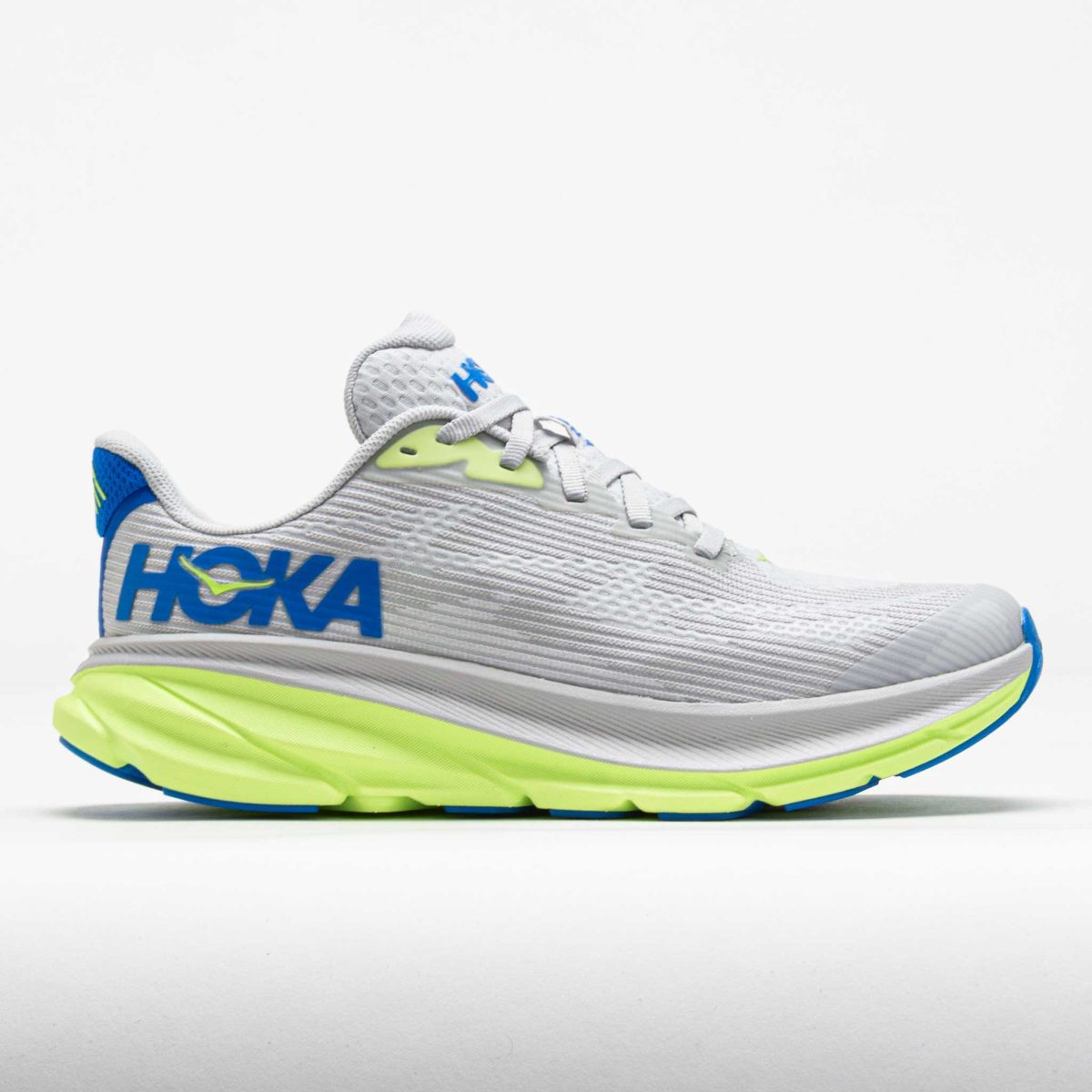 HOKA Clifton 9 Junior Stardust/Electric Junior Running Shoes