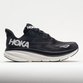 HOKA Clifton 9 Men's Running Shoes Black/White