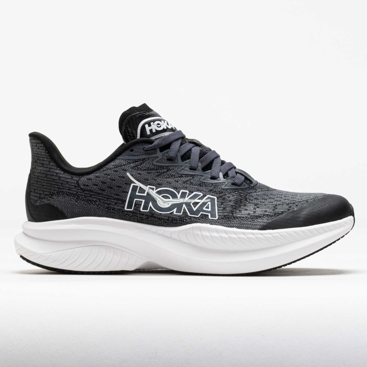 HOKA Mach 6 Junior Black/White Junior Running Shoes