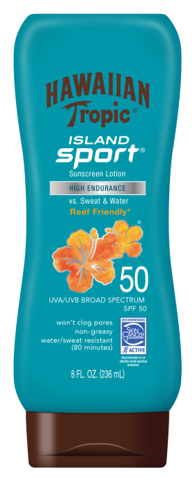 Hawaiian Tropic Island Sport SPF 50 Sunscreen Lotion