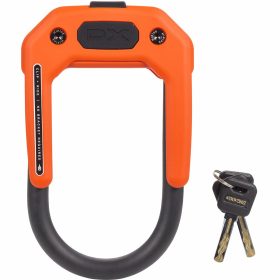 Hiplok DX Wearable Keyed U-Lock Orange, 3.34inx5.9in