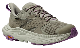 Hoka Anacapa 2 Low GTX Waterproof Hiking Shoes for Ladies - Barley/Celadon Tint - 7.5M