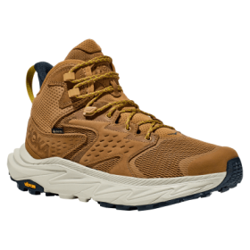 Hoka Anacapa 2 Mid GTX Waterproof Hiking Boots for Men - Honey/Celadon Tint - 11M