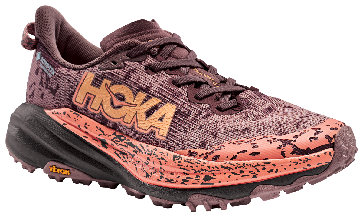 Hoka Speedgoat 6 GTX Trail Running Shoes for Ladies - Smoky Quartz/Quartzite - 8.5M
