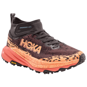 Hoka Speedgoat 6 Mid GTX Trail Running Shoes for Ladies - Galaxy/Guava - 9M
