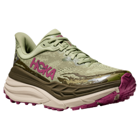Hoka Stinson ATR 7 Running Shoes for Ladies - Seed Green/Beet Root - 11M