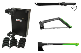 Hornet Outdoors UTV Roll Bar Gerber Tool Kit with Hatchet, Saw, and Machete