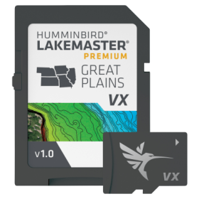 Humminbird LakeMaster Premium VX Digital Map Chart Card - Great Plains