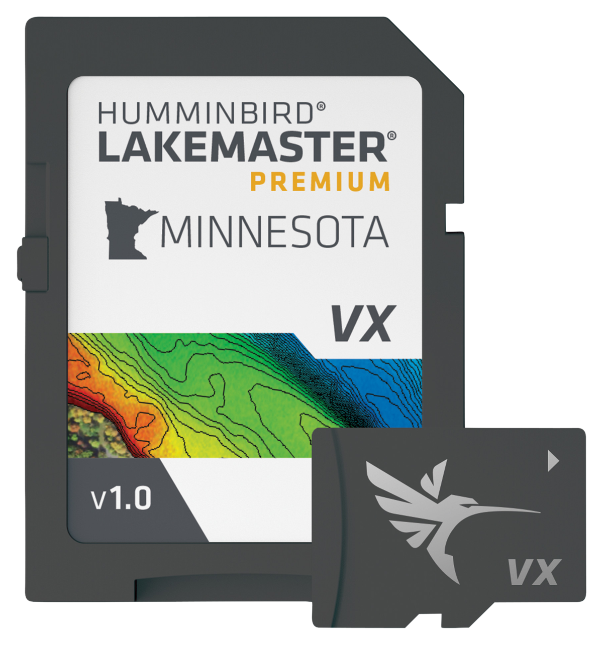 Humminbird LakeMaster Premium VX Digital Map Chart Card - Minnesota