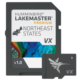 Humminbird LakeMaster Premium VX Digital Map Chart Card - Northeast