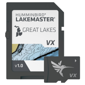 Humminbird LakeMaster VX Digital Map Chart Card - Great Lakes