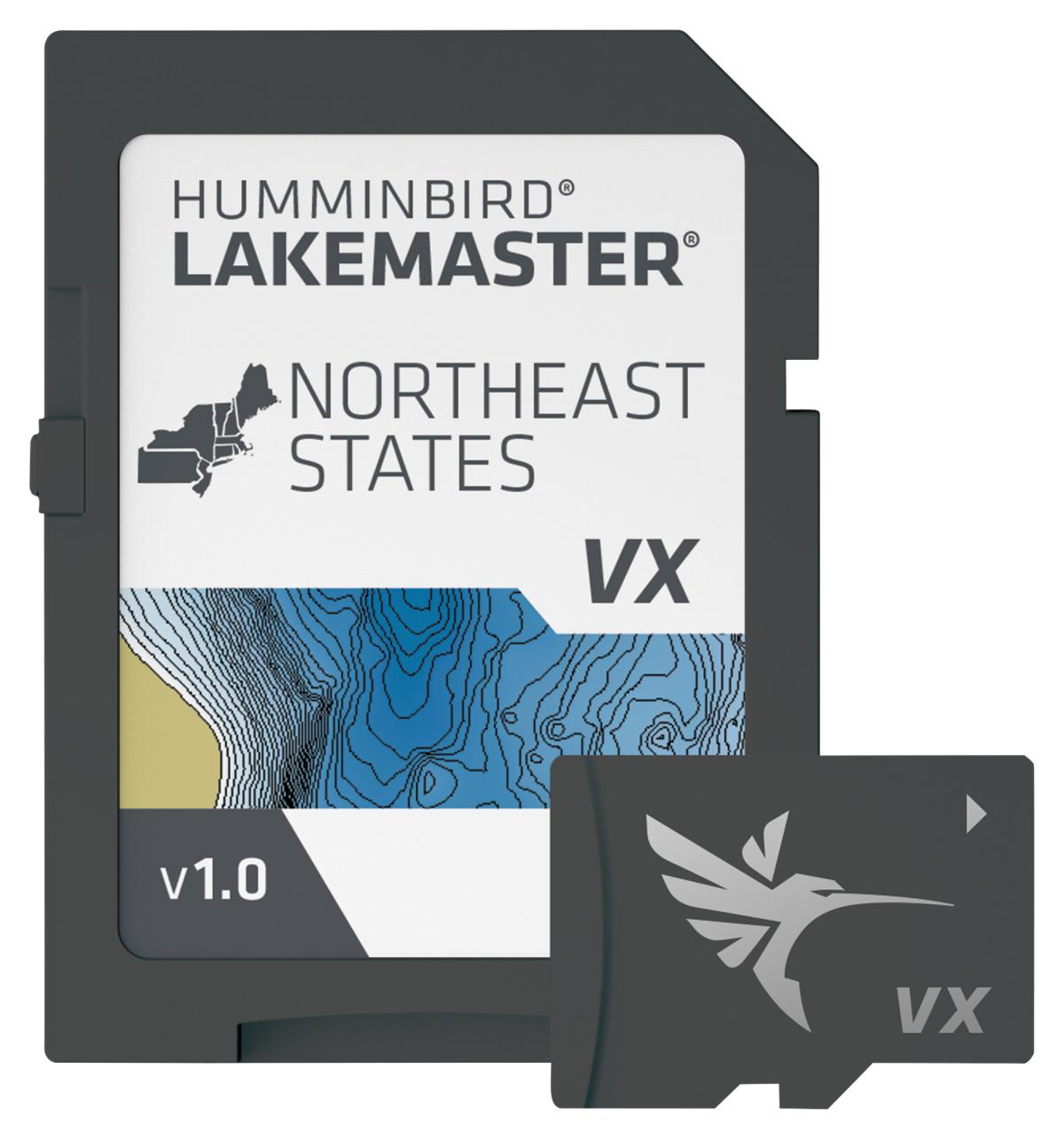 Humminbird LakeMaster VX Digital Map Chart Card - Northeast States