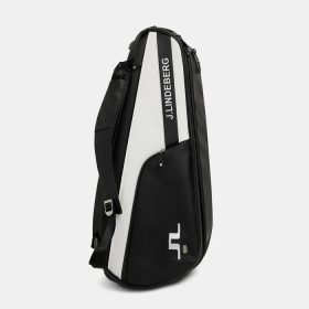 J.LINDEBERG Baseline Racquet Bag Black