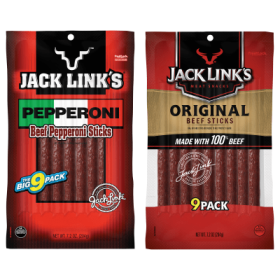 Jack Link's Original and Pepperoni Beef Stick 2-Pack Combo