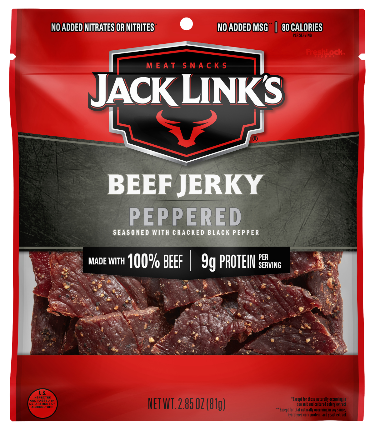 Jack Link's Peppered Beef Jerky - 2.85 oz.