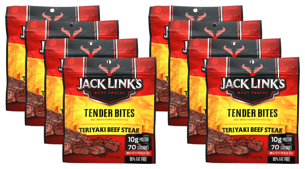 Jack Link's Teriyaki Beef Tender Bites - 8 Pack