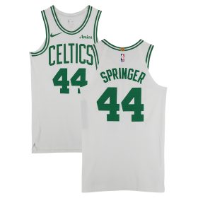 Jaden Springer Boston Celtics Game-Used #44 White Nike Jersey vs. Cleveland Cavaliers on December 1, 2024 - Size 46+4