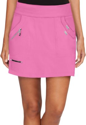 Jamie Sadock Womens Elegante 16 Inch Golf Skort - Pink, Size: 6