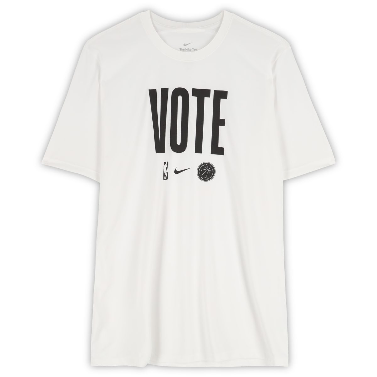 Joel Embiid Philadelphia 76ers Player-Worn White "Vote" T-Shirt from the 2024-25 NBA Season - Size XLT