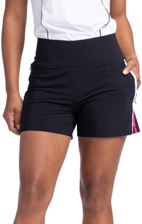 KINONA Womens The A-Team Golf Shorts - Black, Size: Large