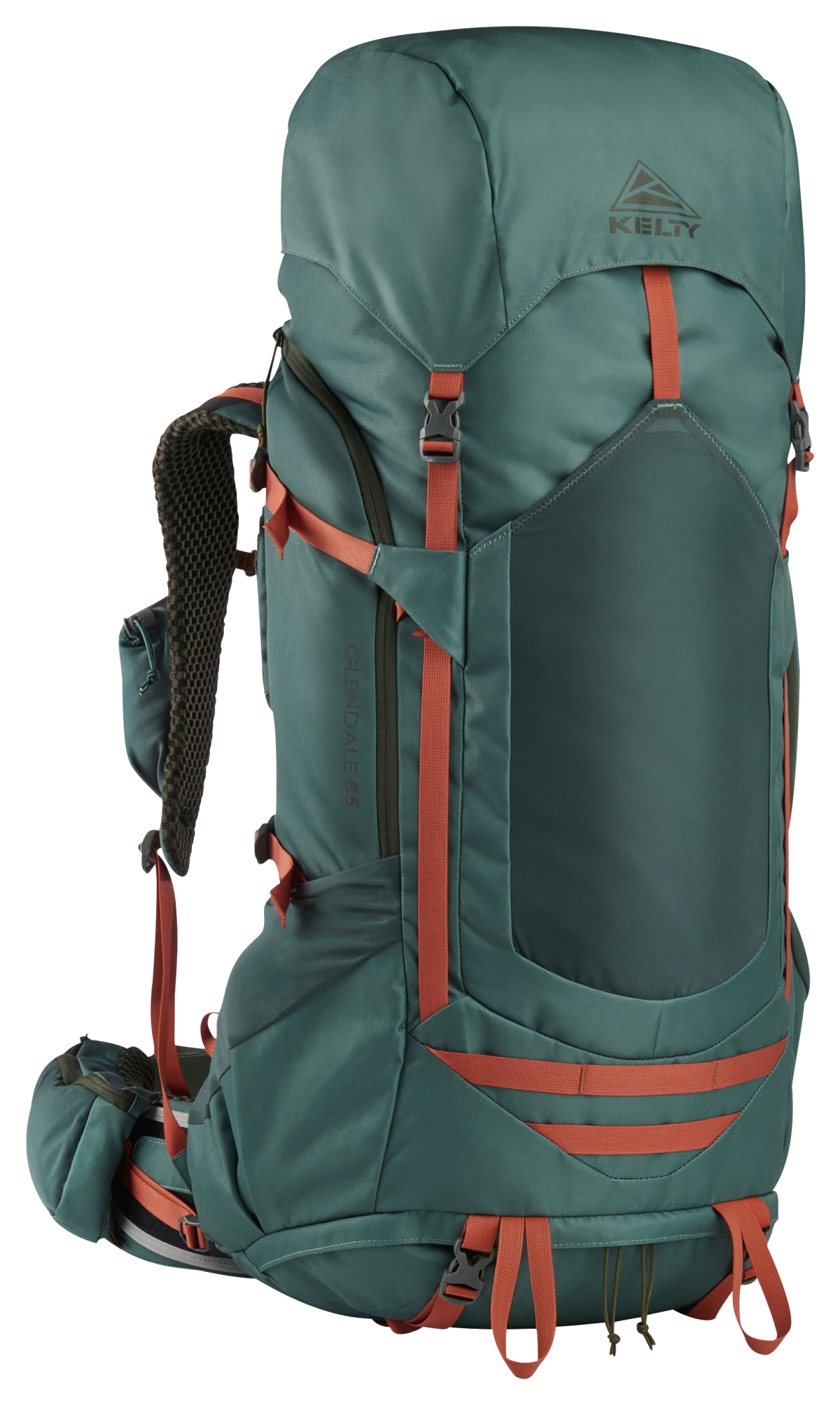 Kelty Glendale 85 Trail Backpack - Duck Green/Gingerbread