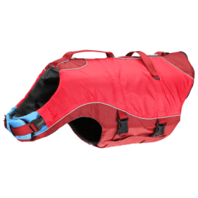 Kurgo Surf n' Turf Dog Life Jacket - Barn Red - Neck/12-23" Chest/18-25"