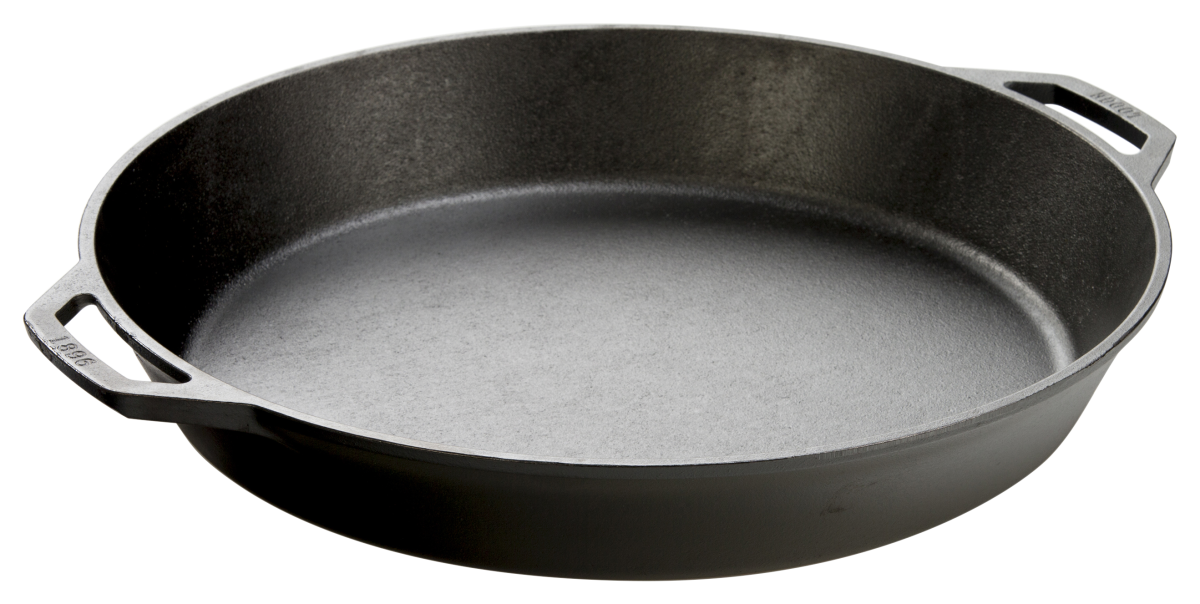 Lodge 17'' Cast-Iron Skillet with Assist Handles