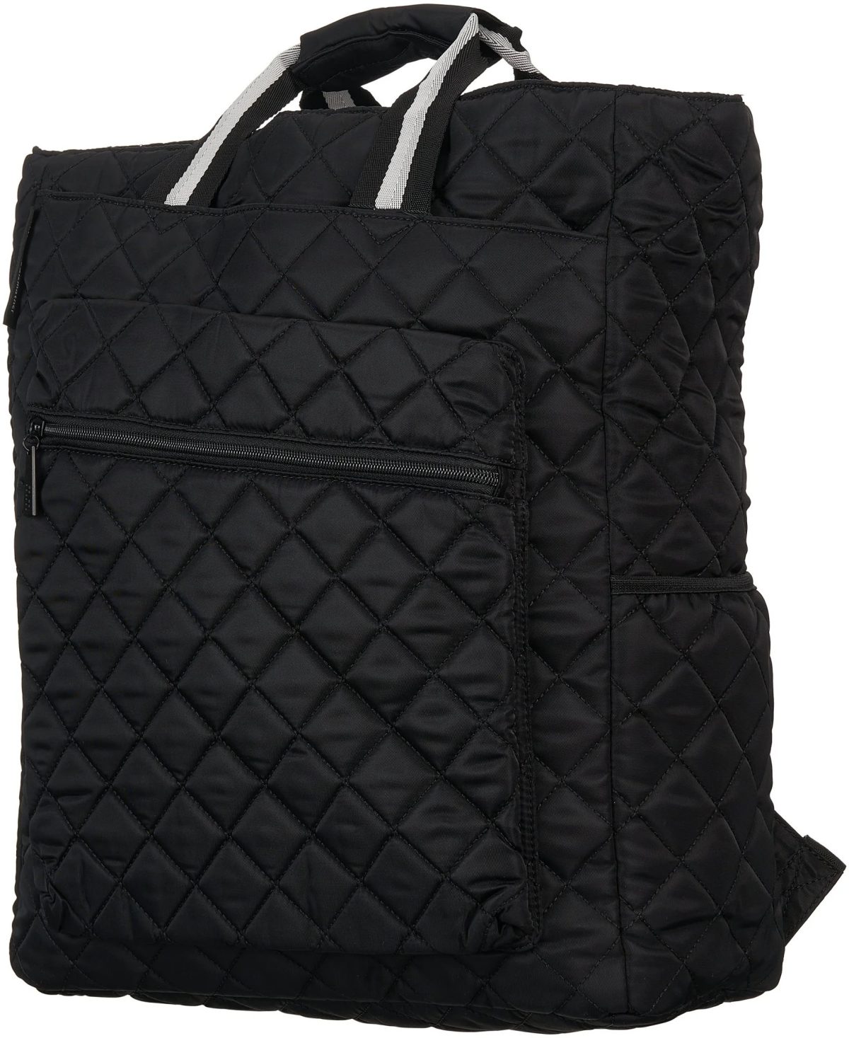 Maggie Mather Quilted Tennis Racquet Backpack (Black)