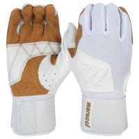 Marucci Blacksmith Men's Batting Gloves - 2022 Model in White Size Large