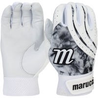 Marucci Iris Women's Fastpitch Batting Gloves in White/Black Size Large