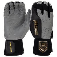 Marucci Luxe Men's Batting Gloves in Gray/Black Size Small