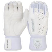 Marucci Luxe Men's Batting Gloves in White Size Medium