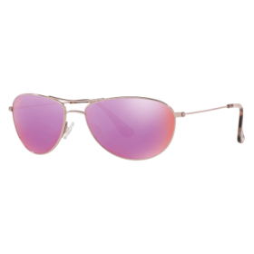 Maui Jim Baby Beach Polarized Sunglasses - Rose Gold/Maui Sunrise Mirror - Medium