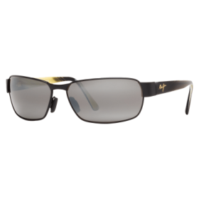 Maui Jim Black Coral Polarized Sunglasses - Matte Black/Neutral Grey Mirror