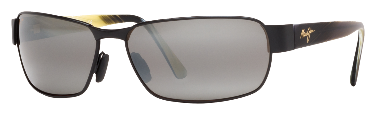 Maui Jim Black Coral Polarized Sunglasses - Matte Black/Neutral Grey Mirror