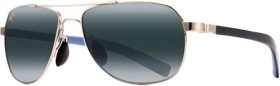 Maui Jim Guardrails Polarized Aviator Sunglasses, Grey