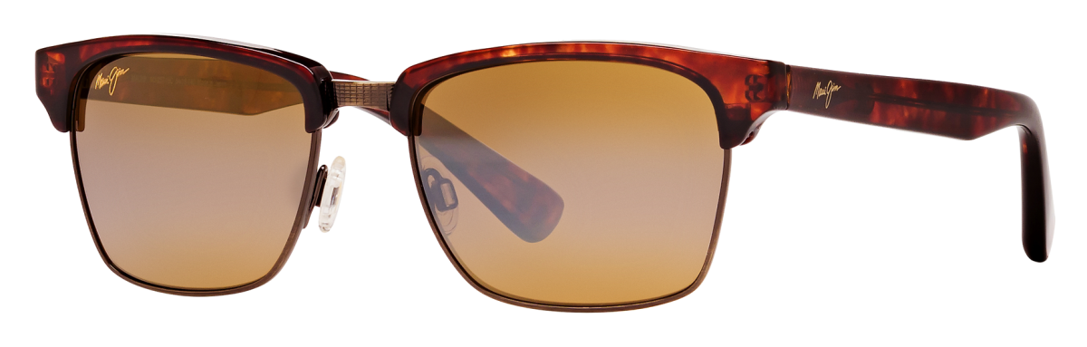 Maui Jim Kawika Polarized Sunglasses - Tortoise/Antique Gold/HCL Bronze - Small