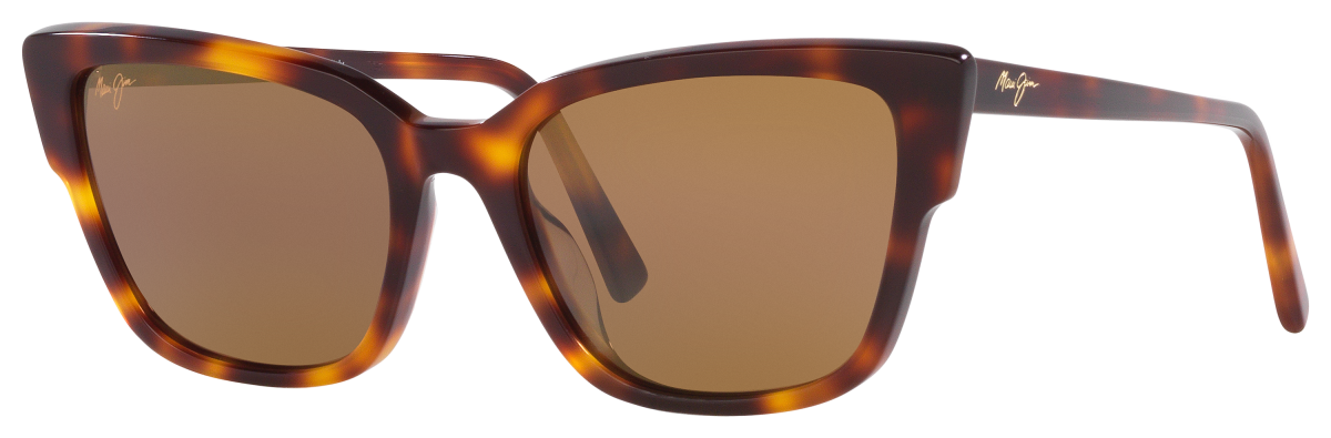 Maui Jim Kou Glass Polarized Sunglasses for Ladies - Tortoise/HCL Bronze - X-Large