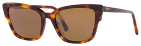 Maui Jim Kou Glass Polarized Sunglasses for Ladies - Tortoise/HCL Bronze - X-Large