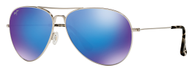 Maui Jim Mavericks Polarized Sunglasses - Silver/Blue Hawaii Mirror