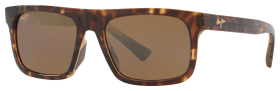 Maui Jim Opio Glass Polarized Sunglasses - Shiny Trans Light Brown/HCL Bronze - Medium