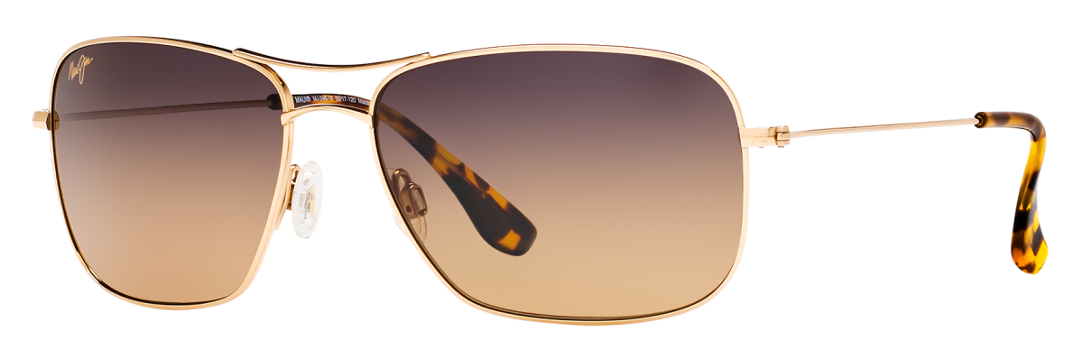 Maui Jim Wiki Wiki Polarized Sunglasses - Gold/HCL Bronze Mirror