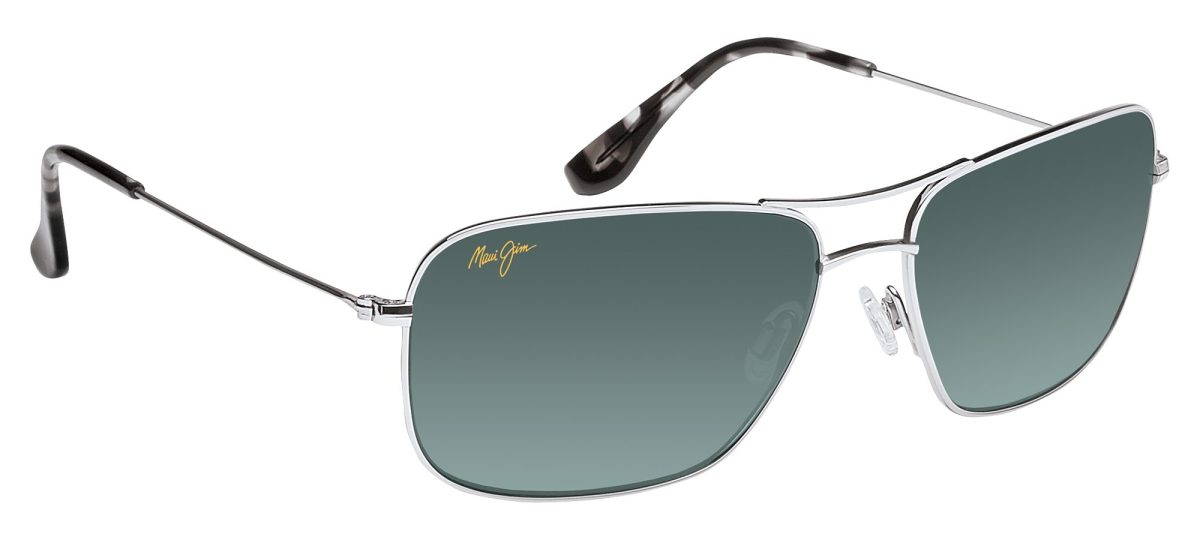 Maui Jim Wiki Wiki Polarized Sunglasses - Silver/Neutral Grey Mirror