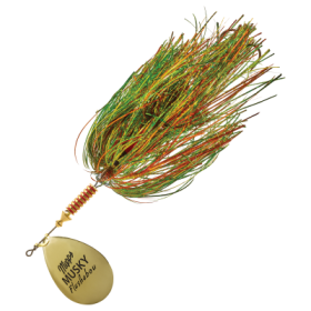 Mepps Musky Flashabou Spinner - Gold Firetiger - 1-1/4 oz.