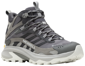 Merrell Moab Speed 2 Mid GTX Waterproof Hiking Boots for Men - Asphalt - 10M